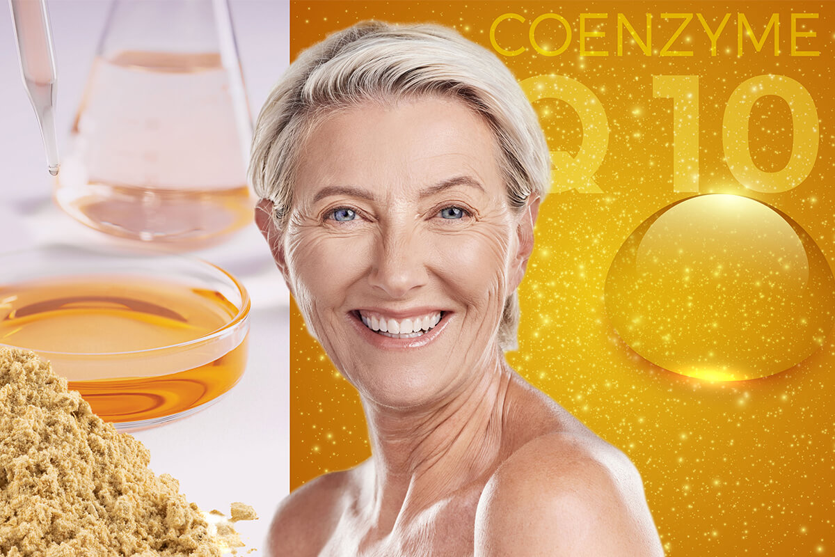 Aging in health and beauty: coenzyme Q10